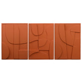 Harlow Terracotta Wall Art Set Of 3